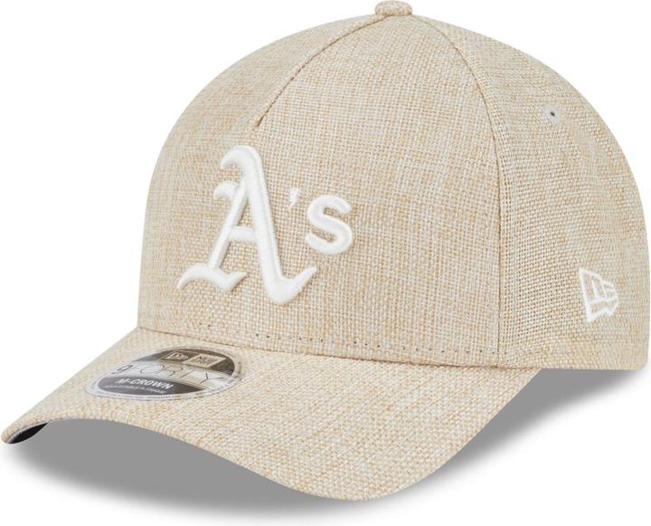 Image du produit New Era 9Forty M-Crown Cap - Weave Oakland Athletics Beige