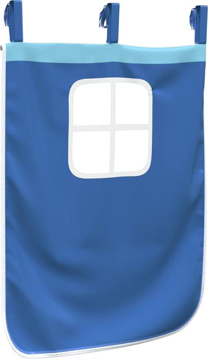 Actual product image VidaXL Curtains for loft bed blue polyester,Colour: blue (100 x 75 cm, 34 x 75 cm, 60 x 75 cm, 85 x 76 cm, 80 x 43 cm)
