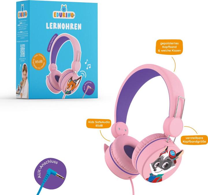 Immagine prodotto Edurino Cuffie rosa, d
