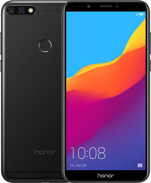 Produktbild Honor 7c (32 GB, Schwarz, 5.99", Dual SIM + SD, 12.98 Mpx, 4G)