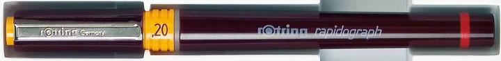 Produktbild Rotring Tuschefüller rapidograph mit auswechselbarer Kapillarpatrone (Safran)
