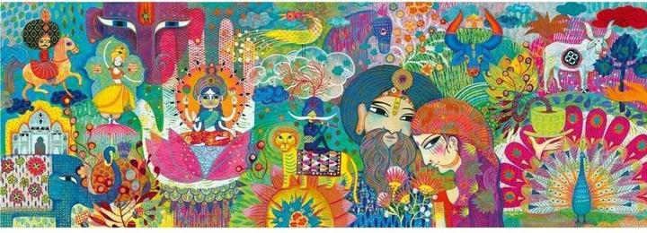 Image du produit Djeco Puzzle Gallery Magic India, 1000 pièces (1000 pièces)