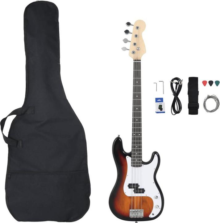 Produktbild VidaXL Jecho (E-Bass, Birkenholz, Holzwerkstoff, Massives Bergahornholz)