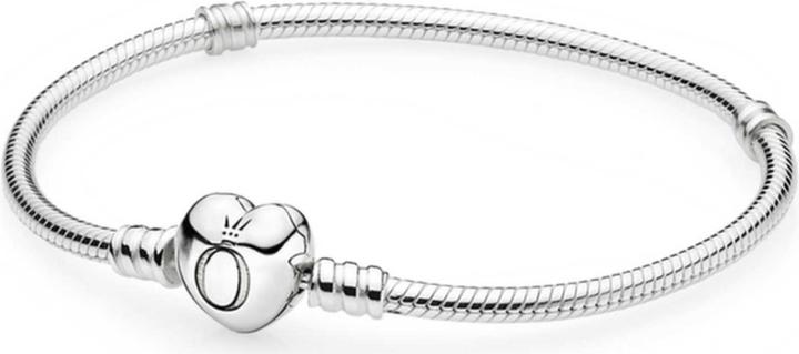 Immagine prodotto Pandora Bracciale con chiusura a cuore (19 cm, Argento)
