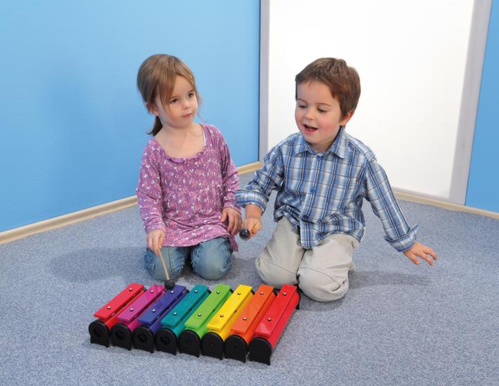 Actual product image Betzold Musik 8 colored round sound tubes (Percussion)