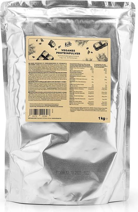 Image du produit KoRo Poudre de protéine végétalienne (Chocolat, 1 pcs, 1000 g)