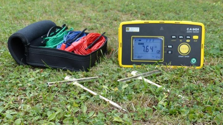 Actual product image Chauvin Arnoux C.A 6422 Earth Meter