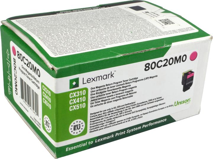 Actual product image Lexmark 80c20m0 (M)