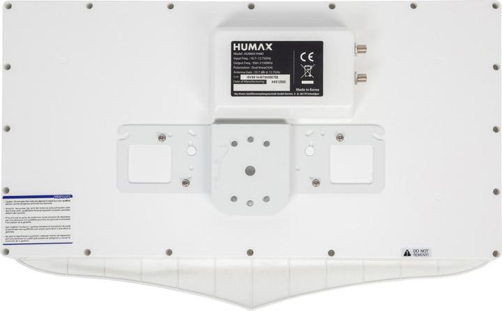 Immagine prodotto Humax Gemello H40D2 (Antenna piatta, 33 dB, DVB-S / -S2)