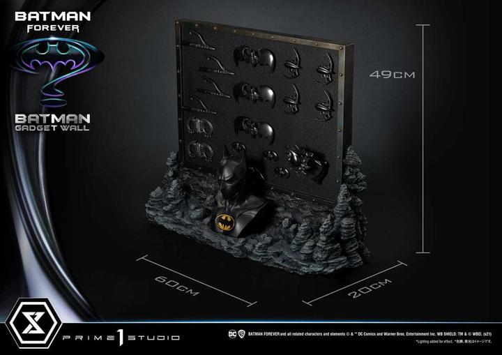 Produktbild Prime 1 Studio Batman Forever Museum Masterline Series Diorama 1/3 Batman Gadget Wall 49 cm