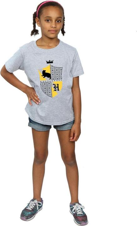 Image du produit - T-shirt HUFFLEPUFF SHIELD - Fille (140, 146)