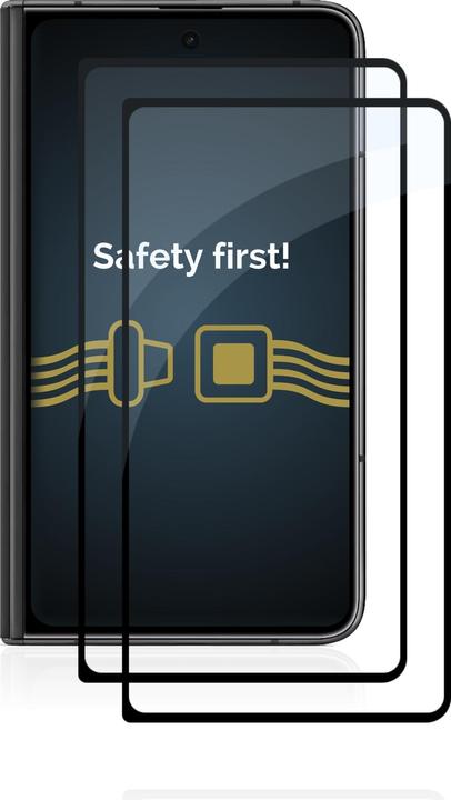 Actual product image Savvies Full-screen armoured glass screen protector (2 Piece, Google Pixel Fold)