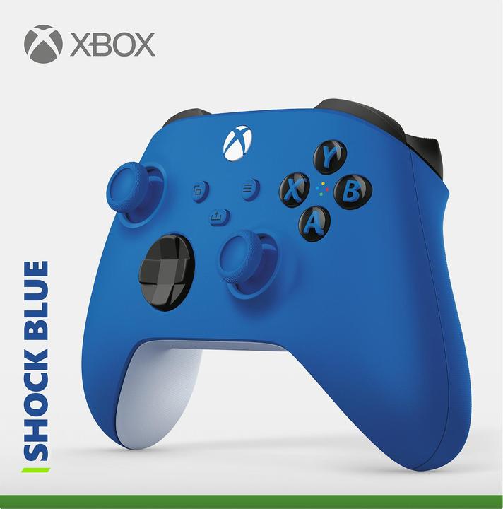 Produktbild Microsoft Xbox Wireless Controller - Shock Blue (PC, Xbox One X, Xbox Series X, Xbox One S, Xbox Series S)