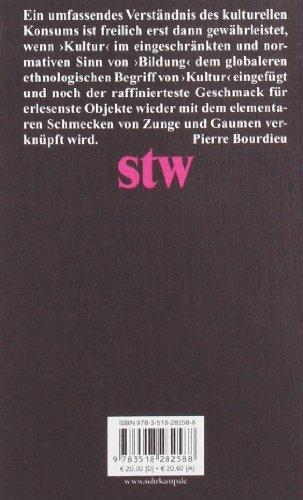 Immagine prodotto Die feinen Unterschiede (Tedesco, Pierre Bourdieu, 1987)