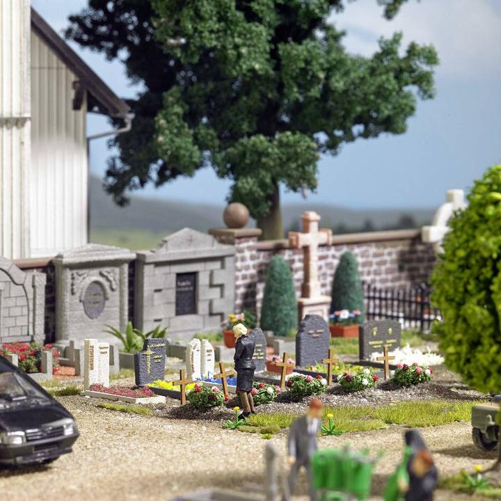Produktbild Busch 1090 H0 Friedhof Bausatz