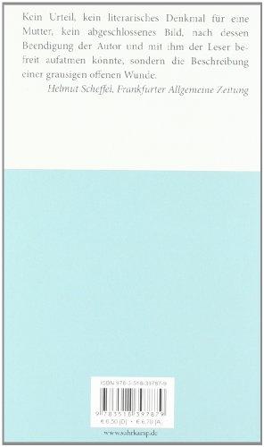 Produktbild Wunschloses Unglück (Deutsch, Peter Handke, 2001)
