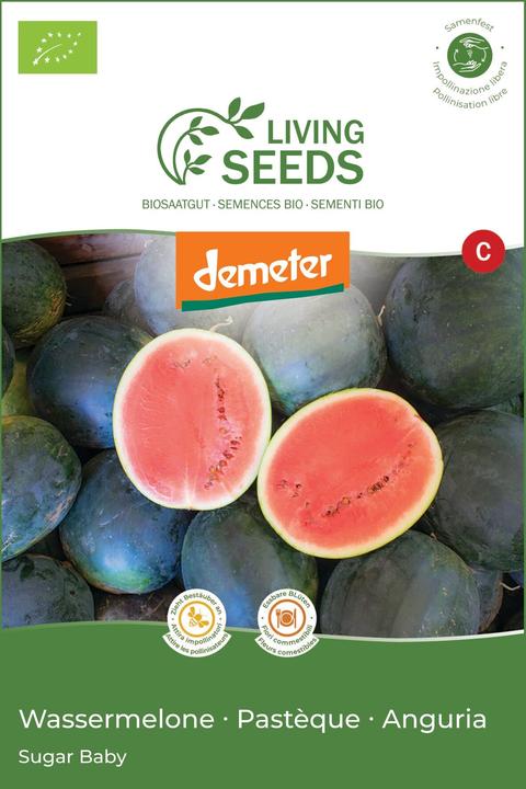 Living Seeds Wassermelone Sugar Baby (Semi di verdura)