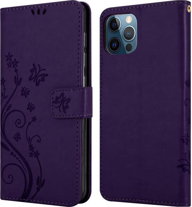 Image du produit Cadorabo Pochette Flower Book (Apple iPhone 12, Realme 12 Pro+)