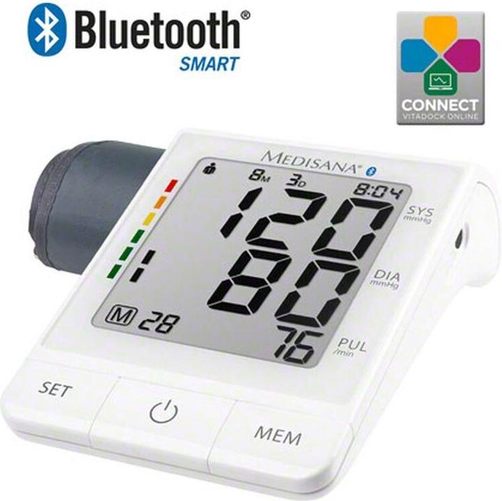 Productafbeelding Medisana BU 584 connect Bovenarmbloeddrukmeter groot manchet 23-43 cm (Bovenarm bloeddrukmeter)