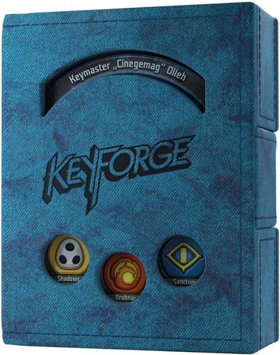 Image du produit Gamegenic GGS20005 - KeyForge Deck Book Blue, rangement pour jusqu'à 3 decks KeyForge sleevés
