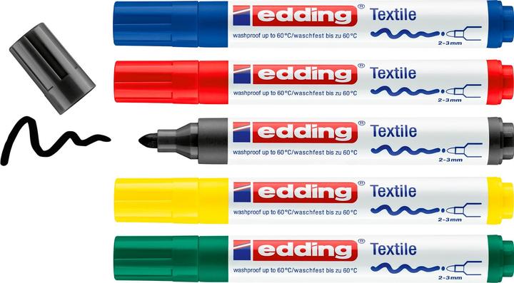 Actual product image Edding Textile Marker 4500 (Sorted, 2 mm, 5 x)