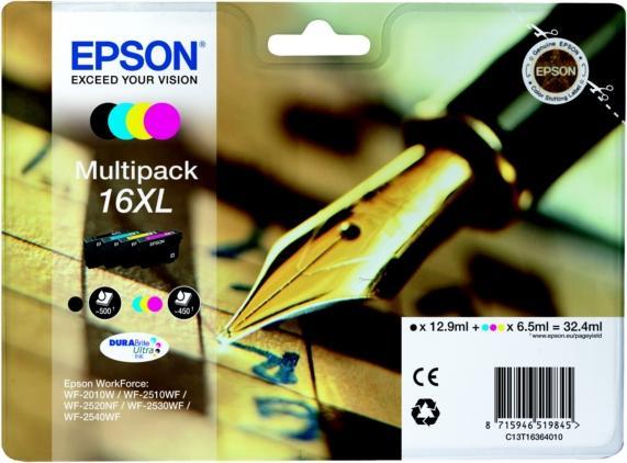 Actual product image Epson Ink/16XL Pen and Crossword CMYK (M, FC, C, Y)