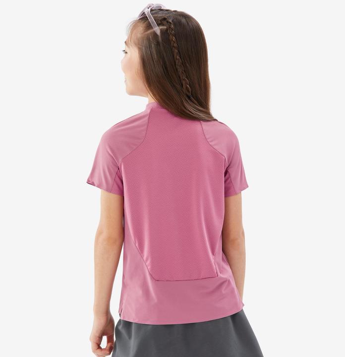 Actual product image Quechua T-Shirt Kinder Gr. 122–170 Wandern - MH900 rosa (8, 9, 10)