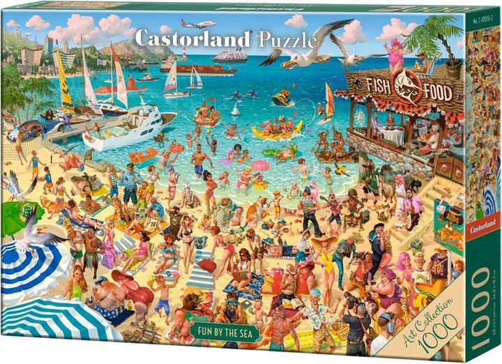 Productafbeelding Castorland Puzzel 1000 stukjes Plezier aan Zee (1000 onderdelen)