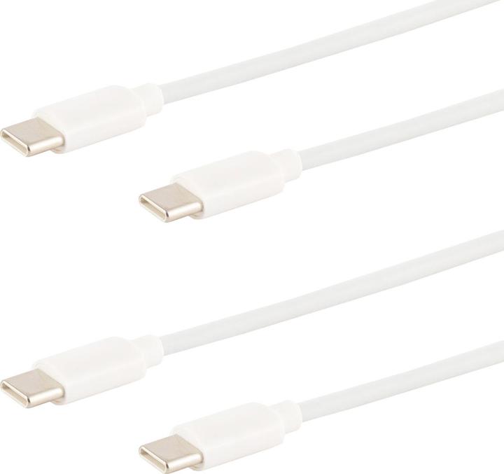 Immagine prodotto S-Impuls Cavo di ricarica e dati USB-C, USB 2.0, PD, 1m, set di 2 (1 m, USB 2.0)