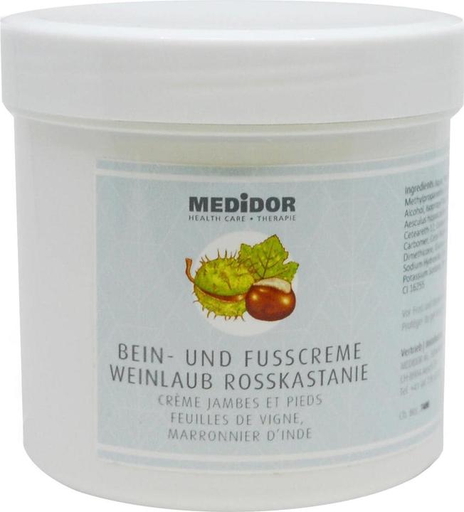 Medidor Bein- und Fusscreme Weinlaub Rosskastanie 250 ml (250 ml)
