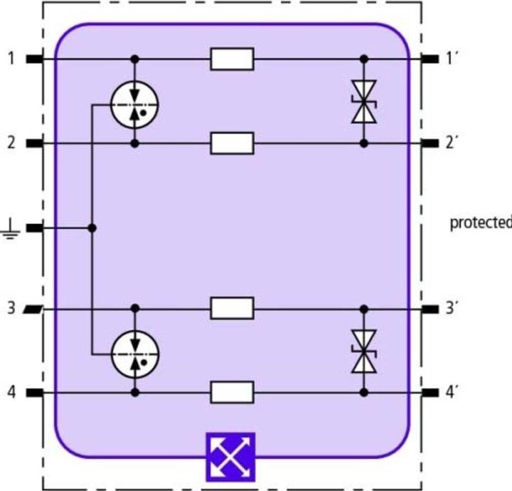 Actual product image Dehn SOEHNE Combination arrestor module BLITZDUCTOR XT BXT ML4 BD 24