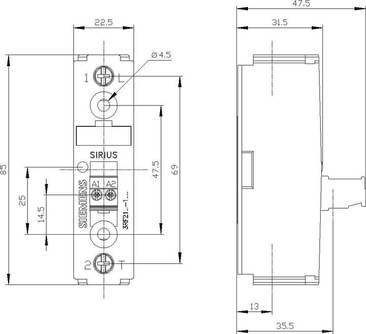 Image du produit Siemens Relais statique 24-230V 20A/24