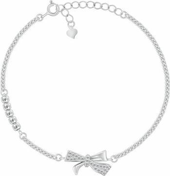 Image du produit Brilio Silver - Bracelet en argent pour femmes Courbe du coeur et de l'ECG BRC165W