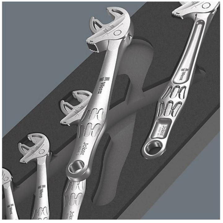 Actual product image Wera 9732 Foam insert 6004 Joker set 1 (24 mm, 7 mm)