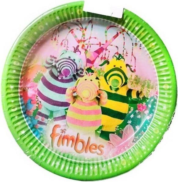 Actual product image Fimbles Logo Party Plates (Pack of 8) (8 x)