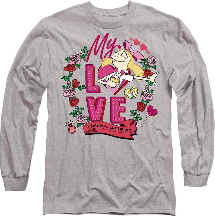 Produktbild Hey Arnold! I Hate You But Love You TShirt Valentinstag (S)
