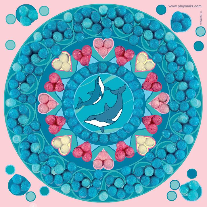 Actual product image PlayMais Trendy Mosaic Mandalas (3,000 pieces)