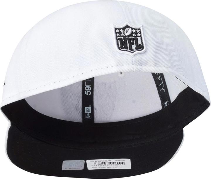 Produktbild New Era 59Fifty Cap - XL LOGO Las Vegas Raiders weiss - 7 1/8 (XL)