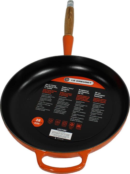 Immagine prodotto Le Creuset Padella in ghisa SIGNATURE Ø 28cm (28 cm, Padella per friggere, Ghisa)