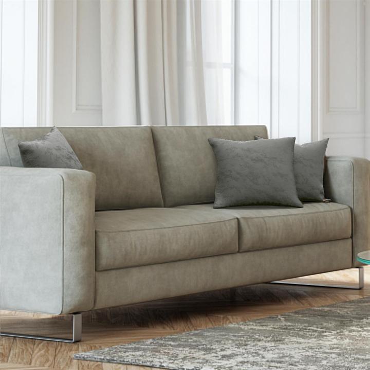 Actual product image Intirilife 2x Velvet Cushion Covers 40x40 cm (40 x 40 cm)