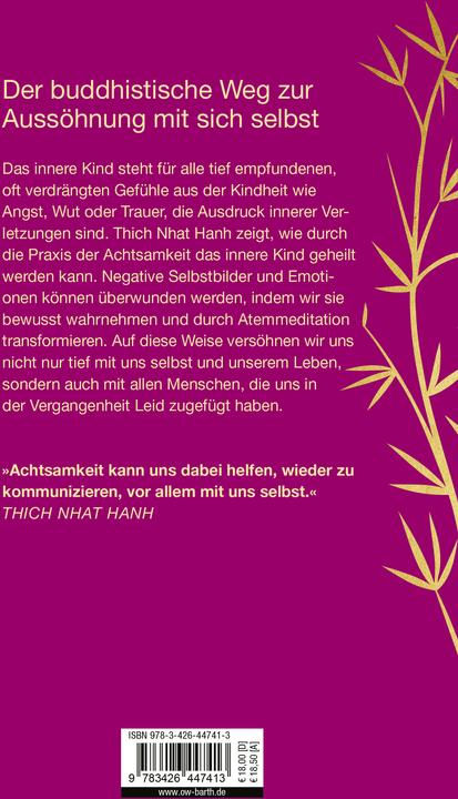 Produktbild Versöhnung mit dem inneren Kind (Deutsch, Ursula Richard, Thich Nhat Hanh, 2024)