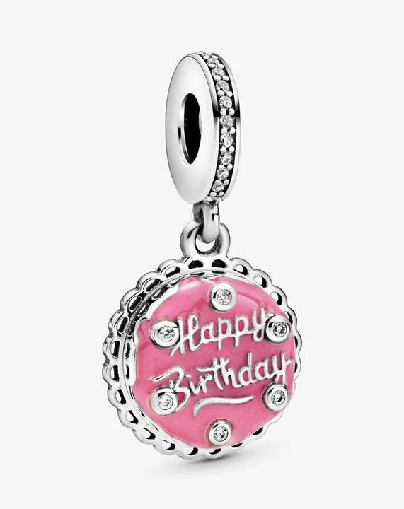 Image du produit Pandora Charm gâteau d'anniversaire (Argent sterling, Émail)