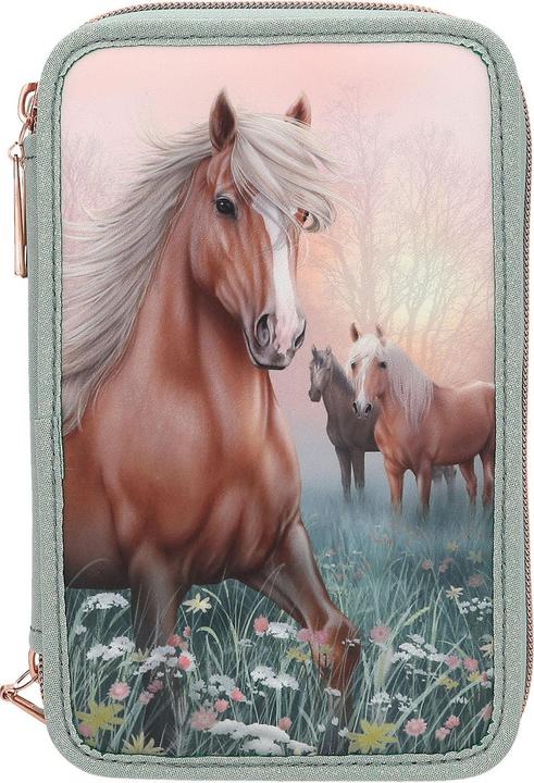 Image du produit Magni DEPESCHE Miss Melody Federtasche 3fach ROMANTIC FIELDS