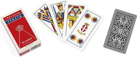 Immagine prodotto Dal Negro 10073 - Carte da gioco regionali Trevisane Italia, astuccio rosso