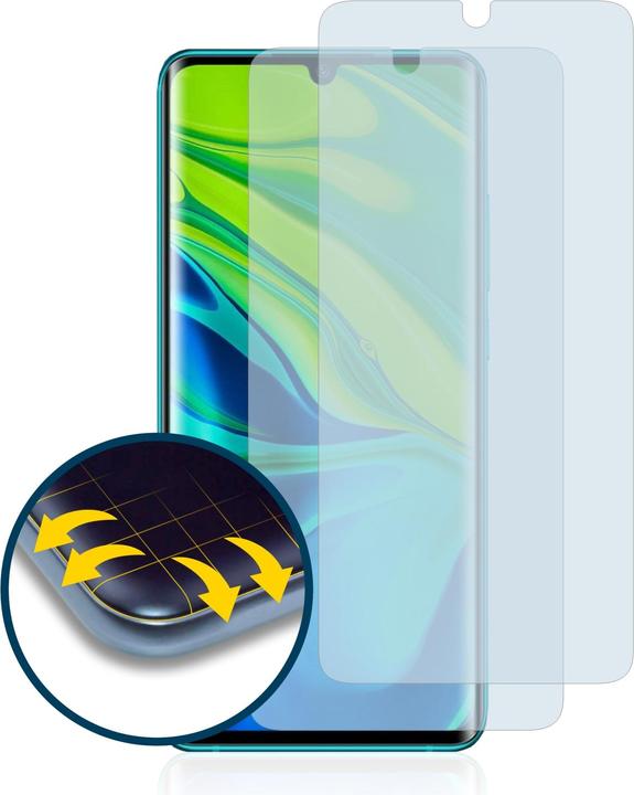 Produktbild BROTECT Full-Cover Displayschutz (2 Stück, Xiaomi Mi Note 10)