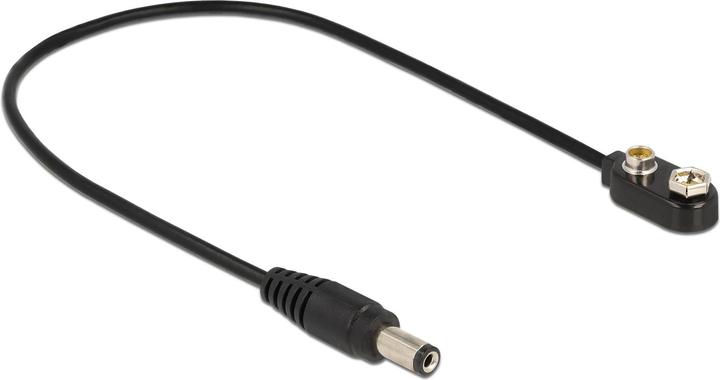 Immagine prodotto Delock Cavo di alimentazione DC 5,5 x 2,1 mm spina alla connessione per la batteria a blocco 9 V (0.30 m)