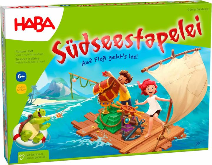 Produktbild Haba Südseestapelei (Deutsch, Französisch, Niederländisch, Italienisch, Englisch)