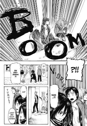 Actual product image Attack on Titan, Band 1 (German, Hajime Isayama, 2014)