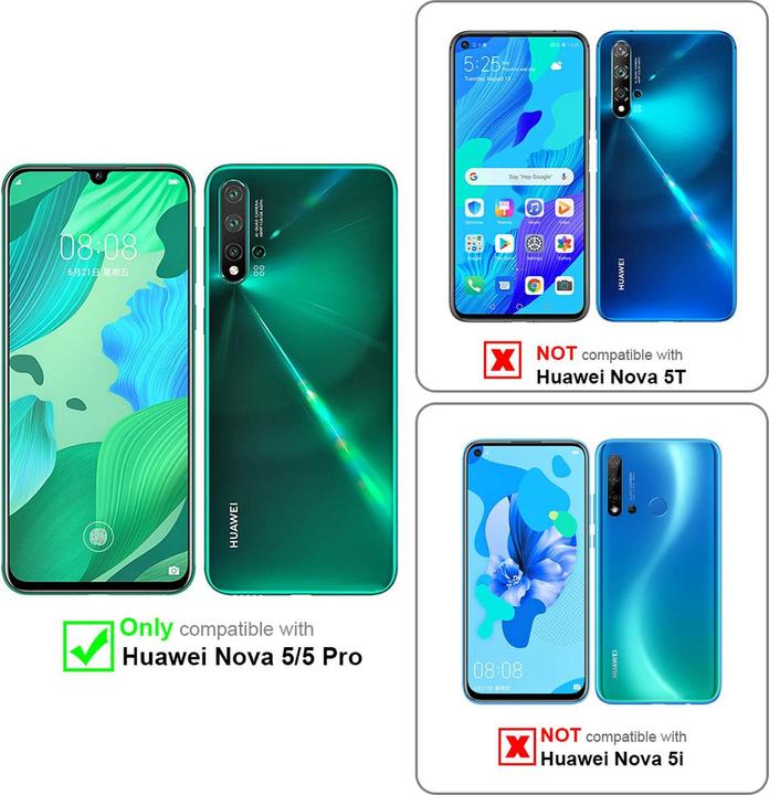 Productafbeelding Cadorabo Boek Onzichtbare Magneethoes (Huawei Nova 5)