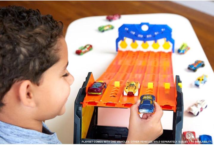 Produktbild Hot Wheels rollen die Raceway-Rennstrecke aus